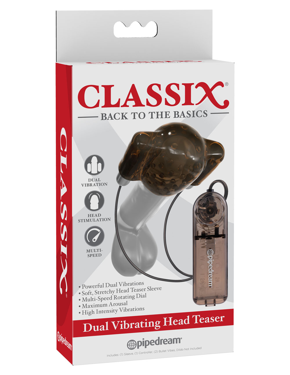 iFI0fmpLDi3gULRRGXzm6aAB81UKkK9K Classix Dual Vibrating Head Teaser - Black/smoke - Image 1