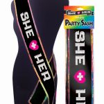 She Plus Her Sash