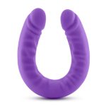Ruse - 18 Inch Silicone Slim Double Dong - Purple - Image 2