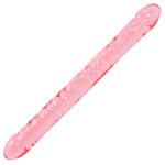 Crystal Jellies 18 Inch Double Dong - Pink - Image 2