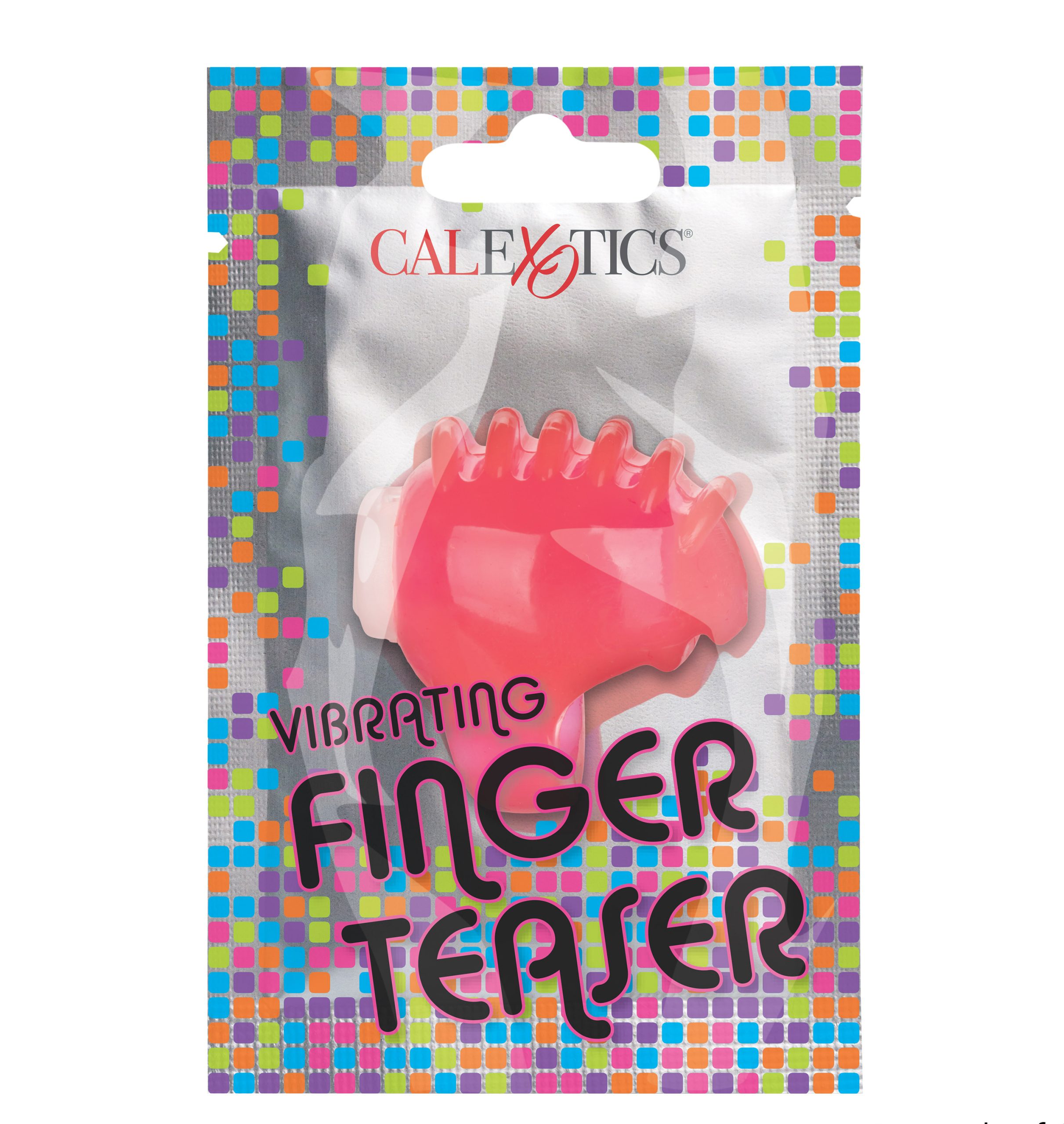 iacXQZcEYAYDlYWqRv8FJSzX2OvMvq2V Foil Pack Vibrating Finger Teaser - Pink - Image 1