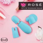 Rose - Petite Massage Wand - Blue - Image 8