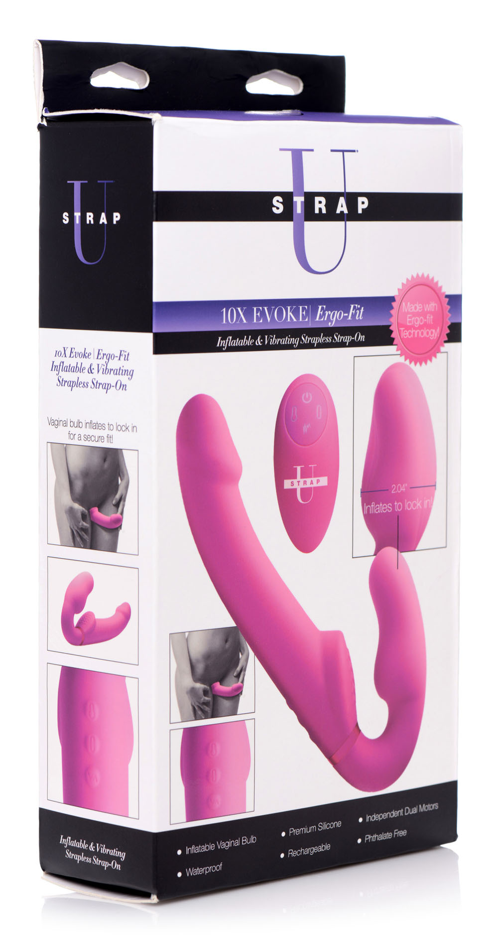 io38Fxrlyh512fttHlMHuh8bvqWOwZ7P World's 1st Remote Control Inflatable Ergo-Fit Strapless Strap-On - Image 1