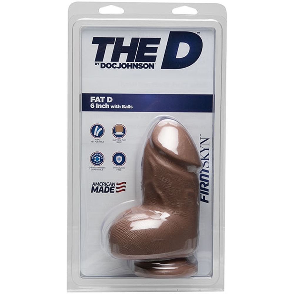 iw0iumRSZYpZe8tz4DI1VmP0TN8Kbkwn The D - Fat D - 6 Inch With Balls - Firmskyn - Caramel - Image 1