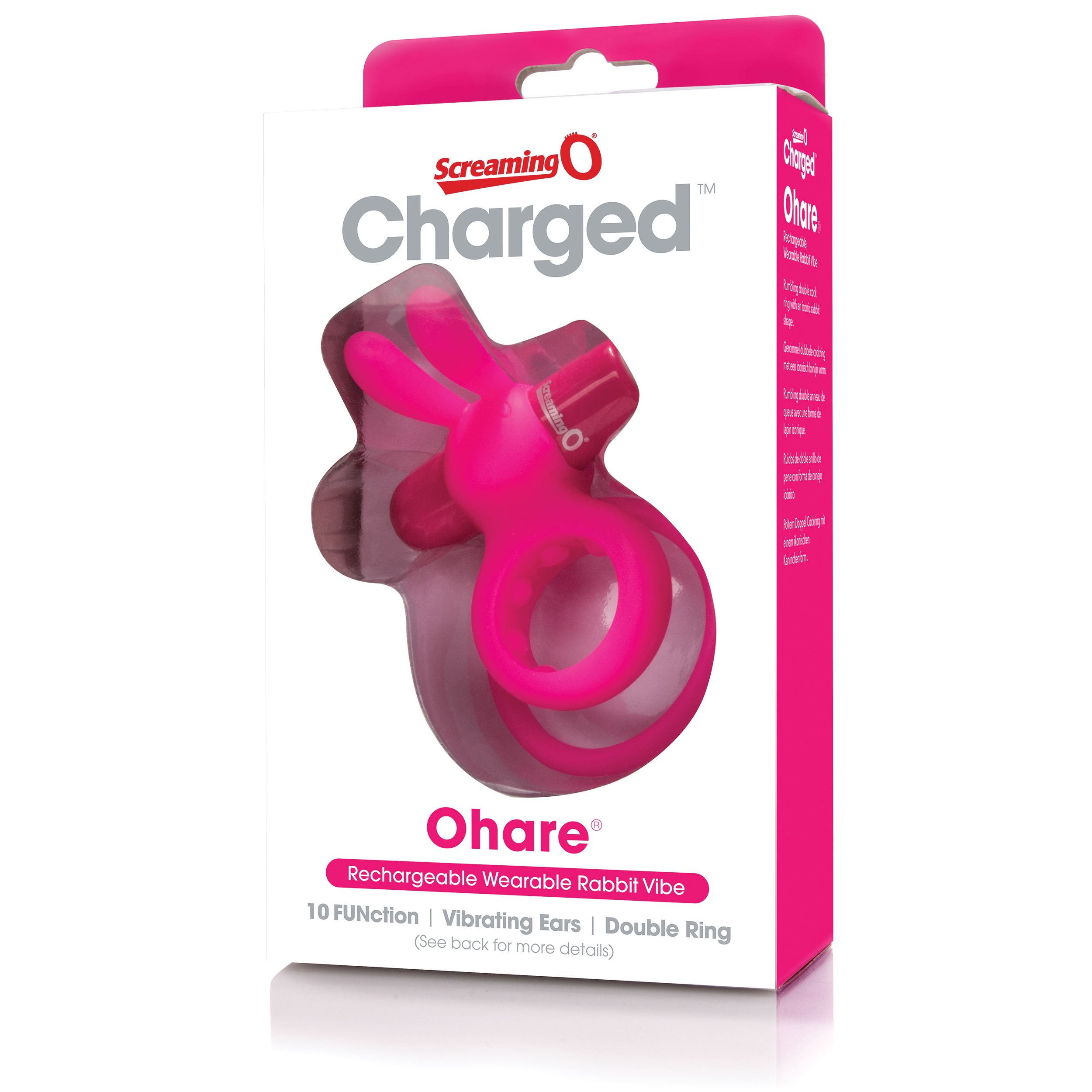 ixjqV1zmguii57SV5m4Q7LksonSLv0pV Charged Ohare Rechargeable Rabbit Vibe - Pink - Image 1