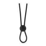 Stay Hard - Silicone Loop Cock Ring - Black - Image 2