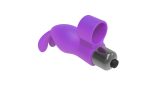 The 9's Flirt Finger Bunny Finger Vibrator - Purple - Image 4