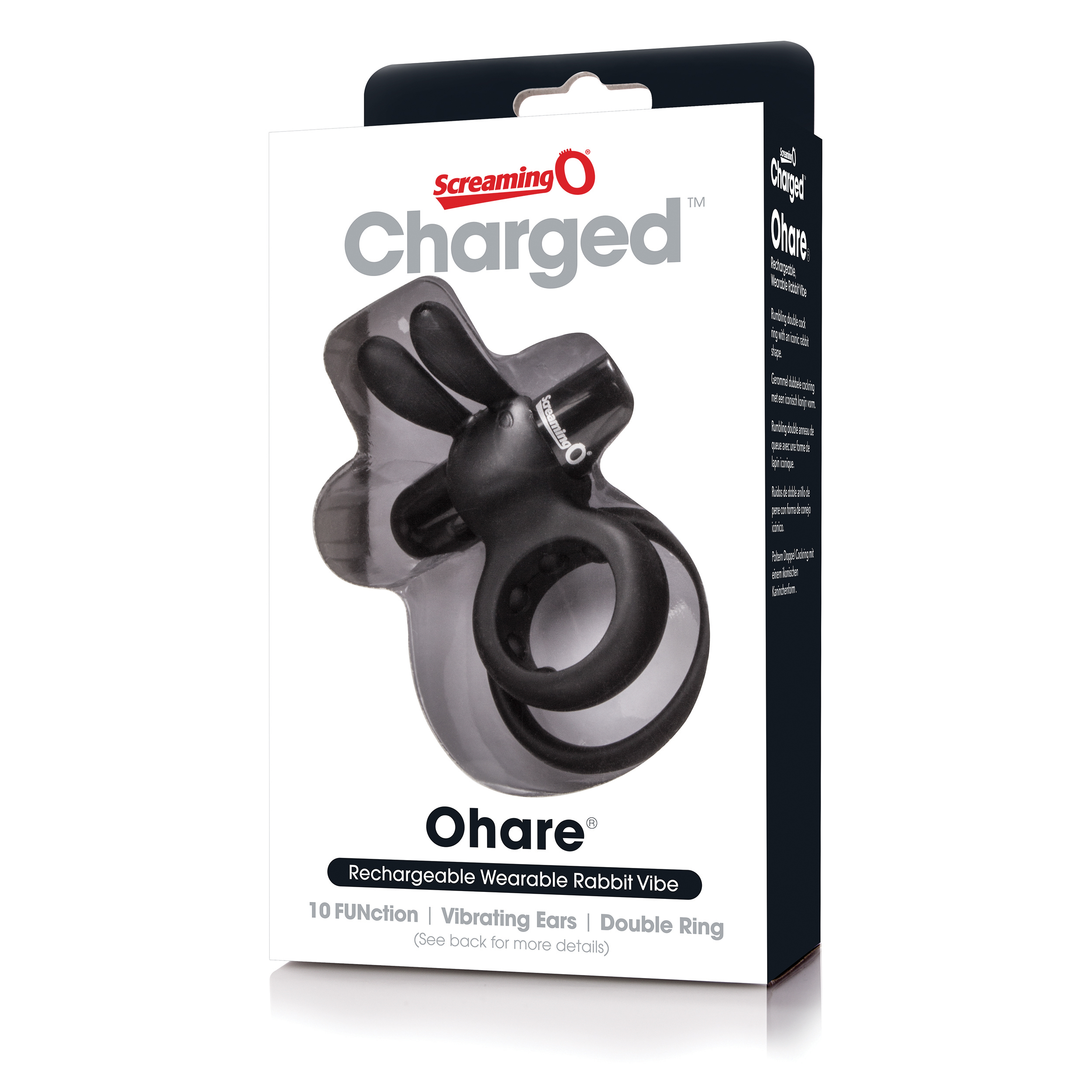 jBoDrMUSBiumHbRJ4jApGxS1K4qkC8Qb Charged Ohare Rechargeable Rabbit Vibe - Black - Image 1