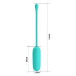 Pretty Love Joyce Vibrating Egg - Turquoise - Image 5