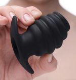 Hive Ass Tunnel Silicone Ribbed Hollow Anal Plug - Medium - Image 2
