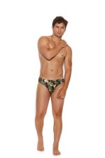 Men's Thong Back Brief - Small / Medium - Camouflage - in Poly Bag Only - Image 2