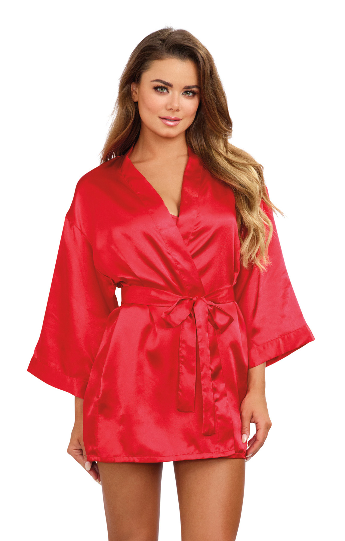 jQyGW22ulGWCqgj5ziMMuQBfB0tMZ2Lp Robe, Chemise, Padded Hanger - Large - Red - Image 1