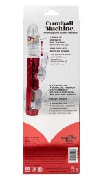 Naughty Bits Cumball Machine Thrusting Jack Rabbit Vibrator - Red - Image 2