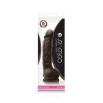 Colours - Dual Density - 5 Inch Dildo - Dark Brown
