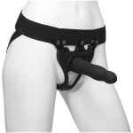 Body Extensions - Hollow Slim Dong Strap-on 2-Piece Set - Black - Image 3