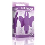 The 9's Flirt Finger Butterfly Finger Vibrator - Purple - Image 2