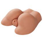 Realistic Body Mold Stroker - Pleasure Pussy and Ass - Wide-Spread Legs - Tan - Image 7