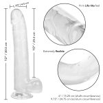 Size Queen 10 inch/25.5 Cm - Clear - Image 9
