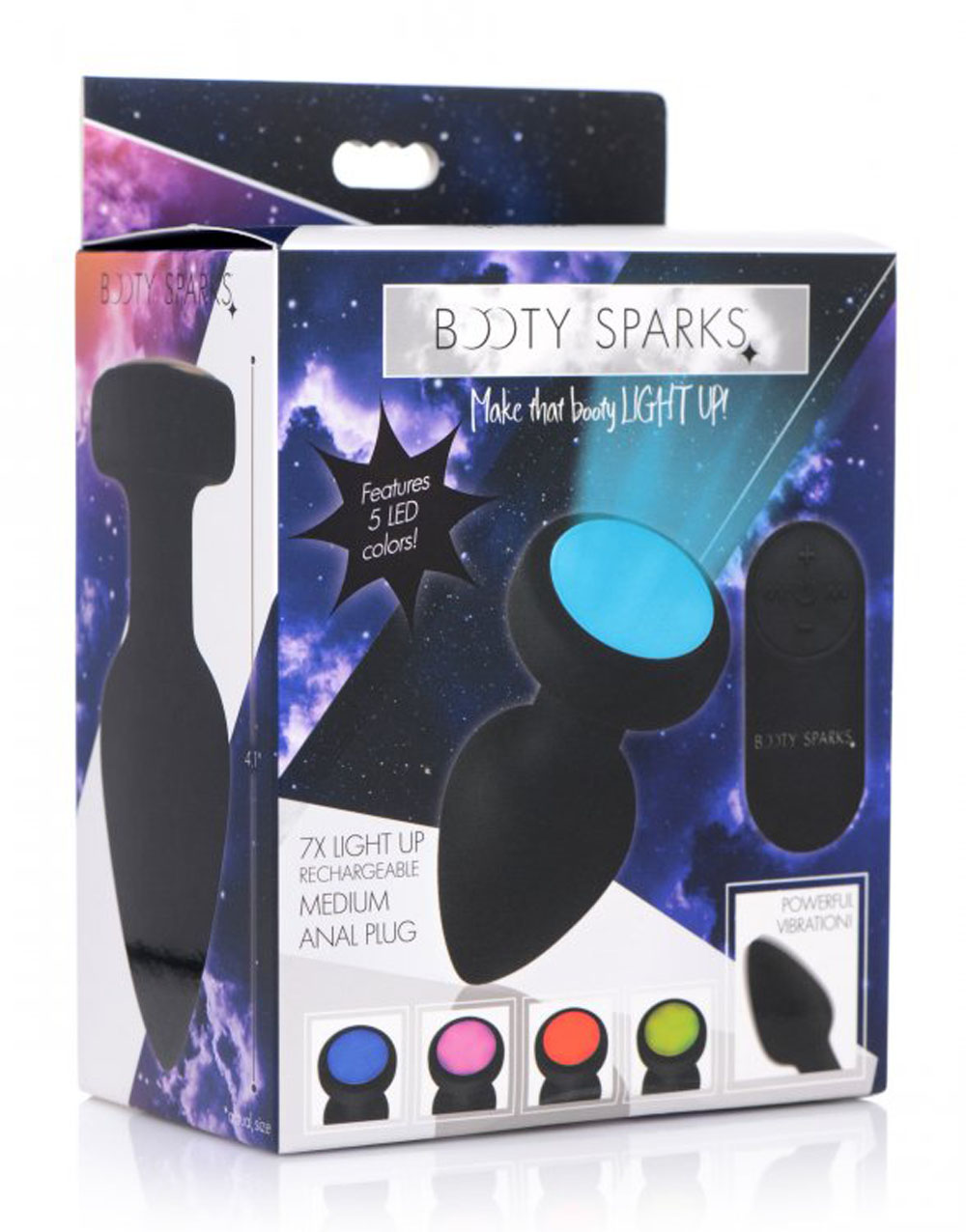 kJfRHJOiUhguXMnnIUBXiqWyczxoVNb3 7x Light Up Rechargeable Anal Plug - Medium - Image 1