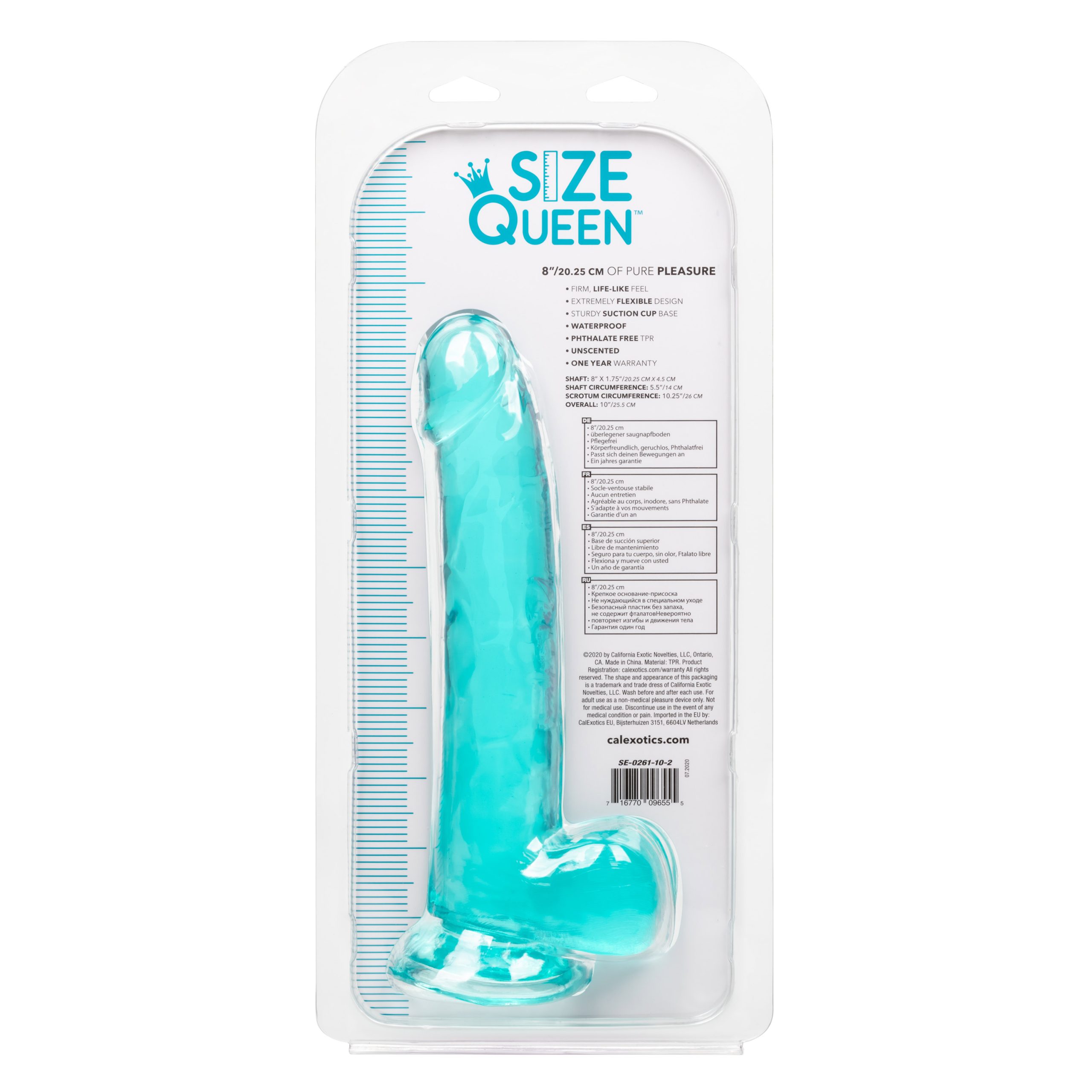 kKScEPrvt9Bcl8sjbFG0EjGw4XG341k9 Size Queen 8 Inch - Blue - Image 1