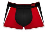 Retro Sport Panel Short - Small - Black/ Red - Image 2