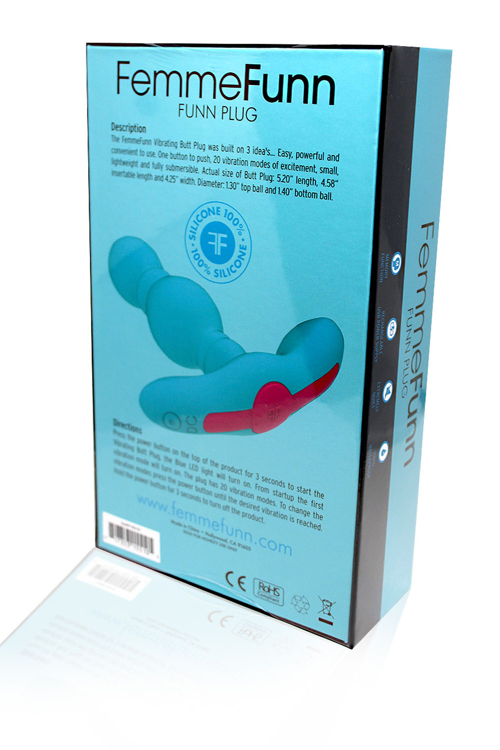 kYushKR2c3yUnlAnZwtP3n1YXz8hH1xx Funn Plug - Turquoise - Image 1