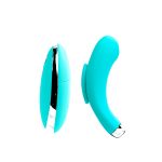 Niki Rechargeable Flexible Magnetic Panty Vibe - Turquoise - Image 2