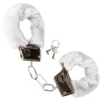Playful Furry Cuffs - White - Image 3