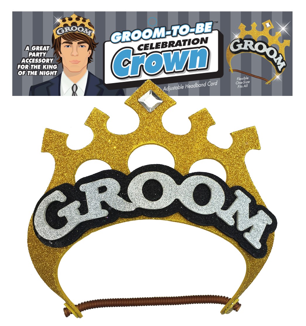 kun98aaFyk81ABC9IrWr2eCeiek2b1BJ Groom-to-Be Celebration Crown - Image 1
