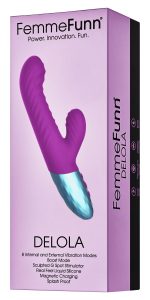 Delola Liquid Silicone Rabbit - Purple