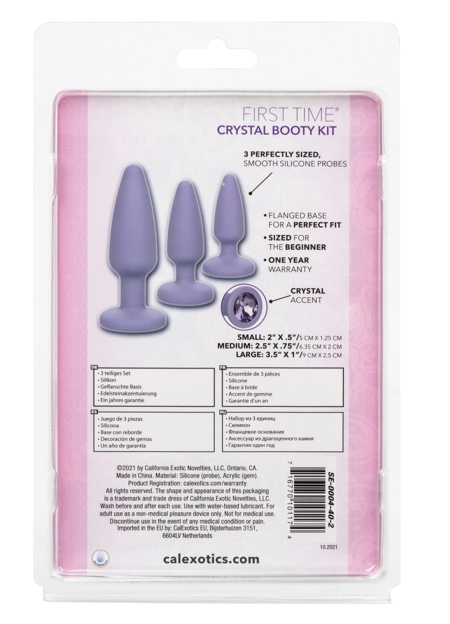 lOyHgPgka0LcRHFsPyS8BagdmT4JKHBe First Time Crystal Booty Kit - Purple - Image 1