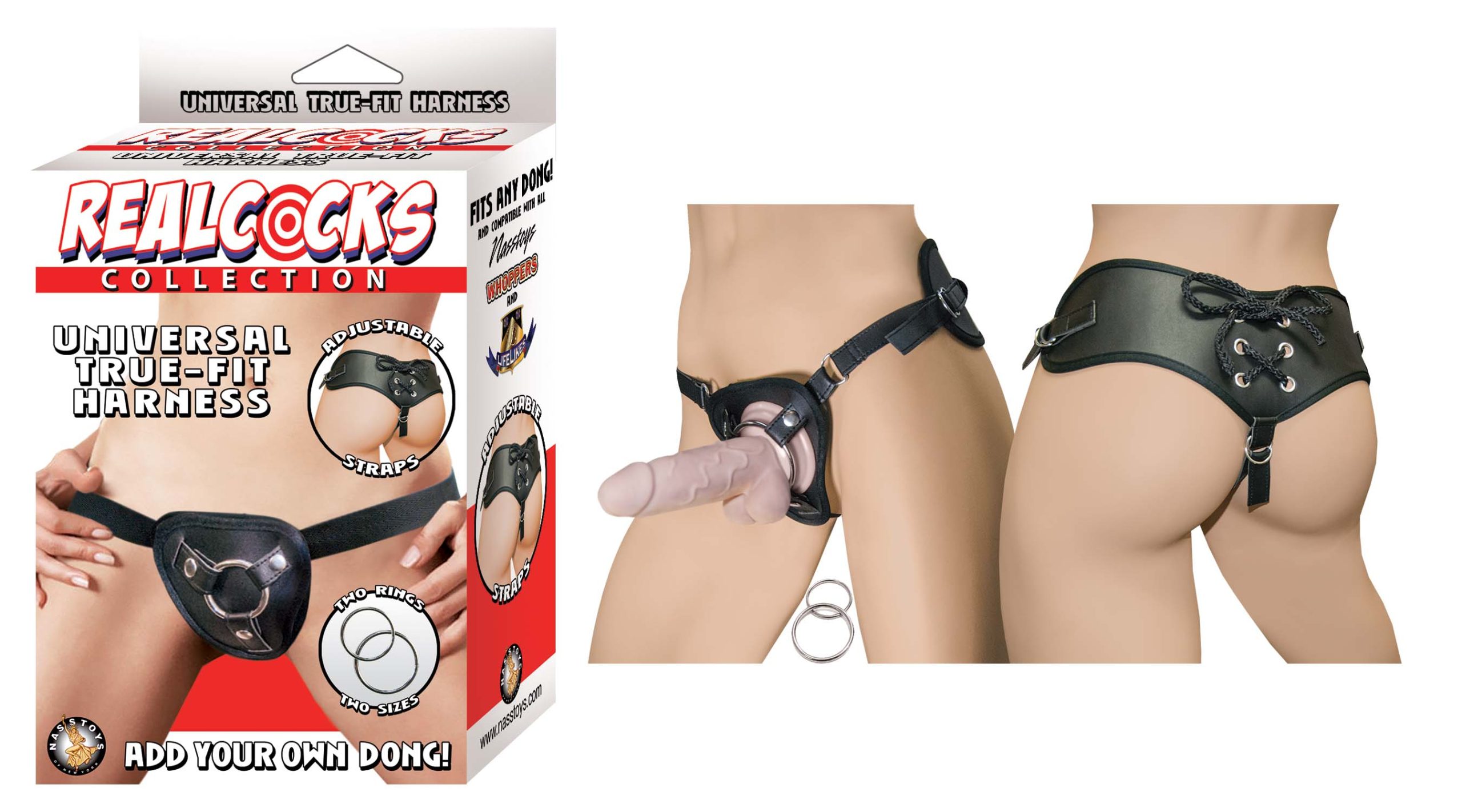 lP4tOAHU355My2gpCnKqzKkbvChqYZIL Realcocks Universal True- Fit Harness - Black - Image 1