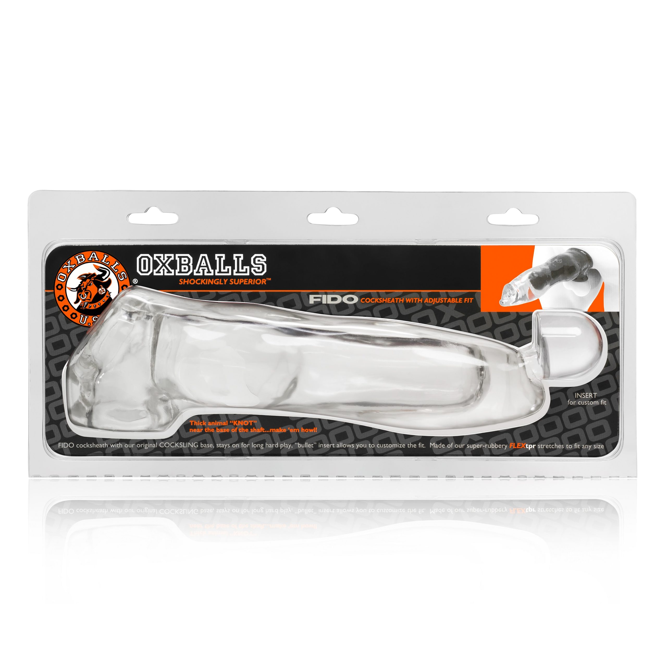 lV5RtdkjR7vorBxpUPpzvbl78FwqItYY Fido Cocksheath With Adjustable Fit - Clear - Image 1