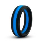Performance - Silicone Go Pro Cock Ring - Black/blue/black - Image 2