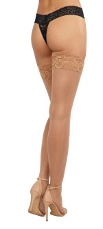 Thigh High - One Size - Nude - Image 2