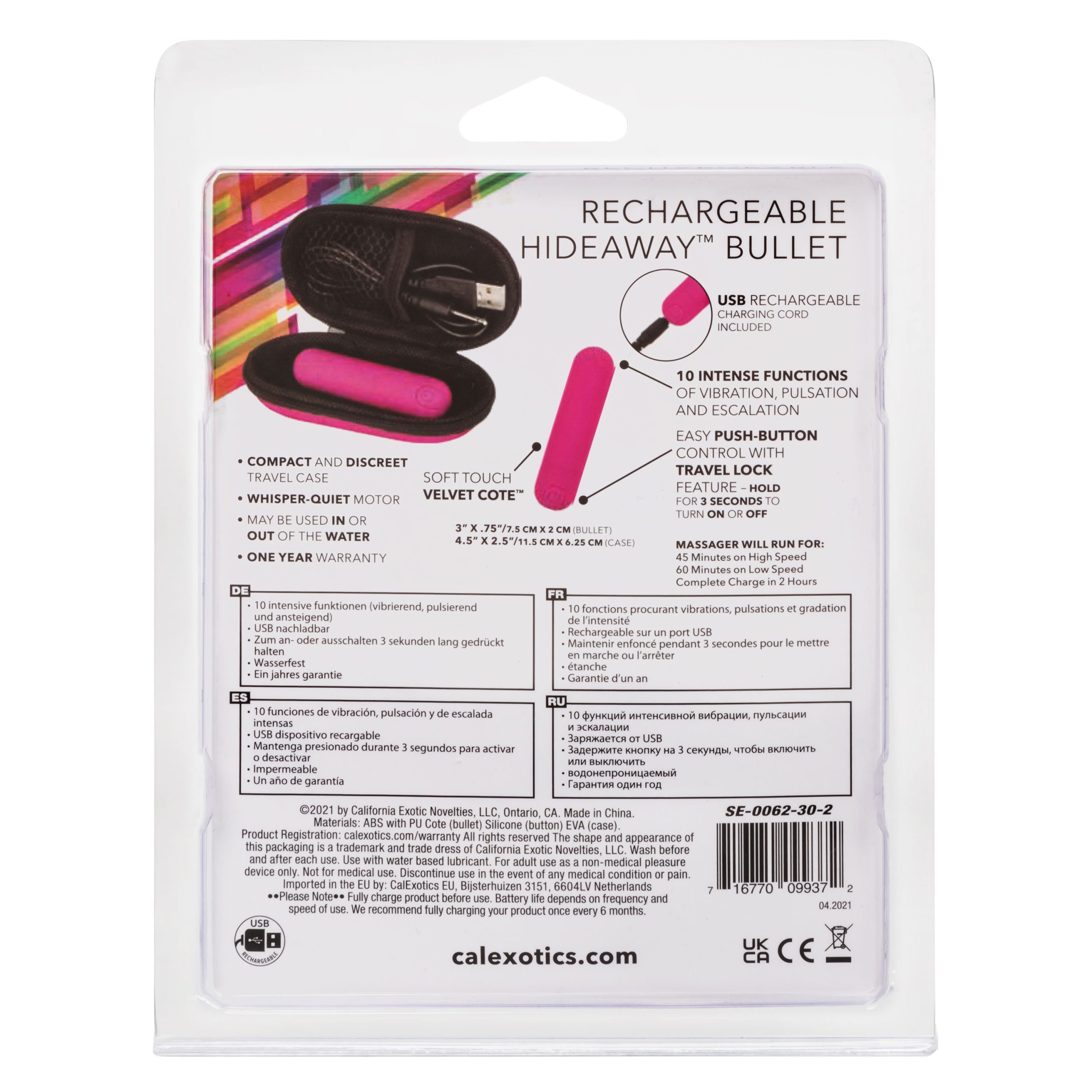 ln94WHLOzpvu8gAT4GFaVYr8v2JiYzmR Rechargeable Hideaway Bullet - Pink - Image 1