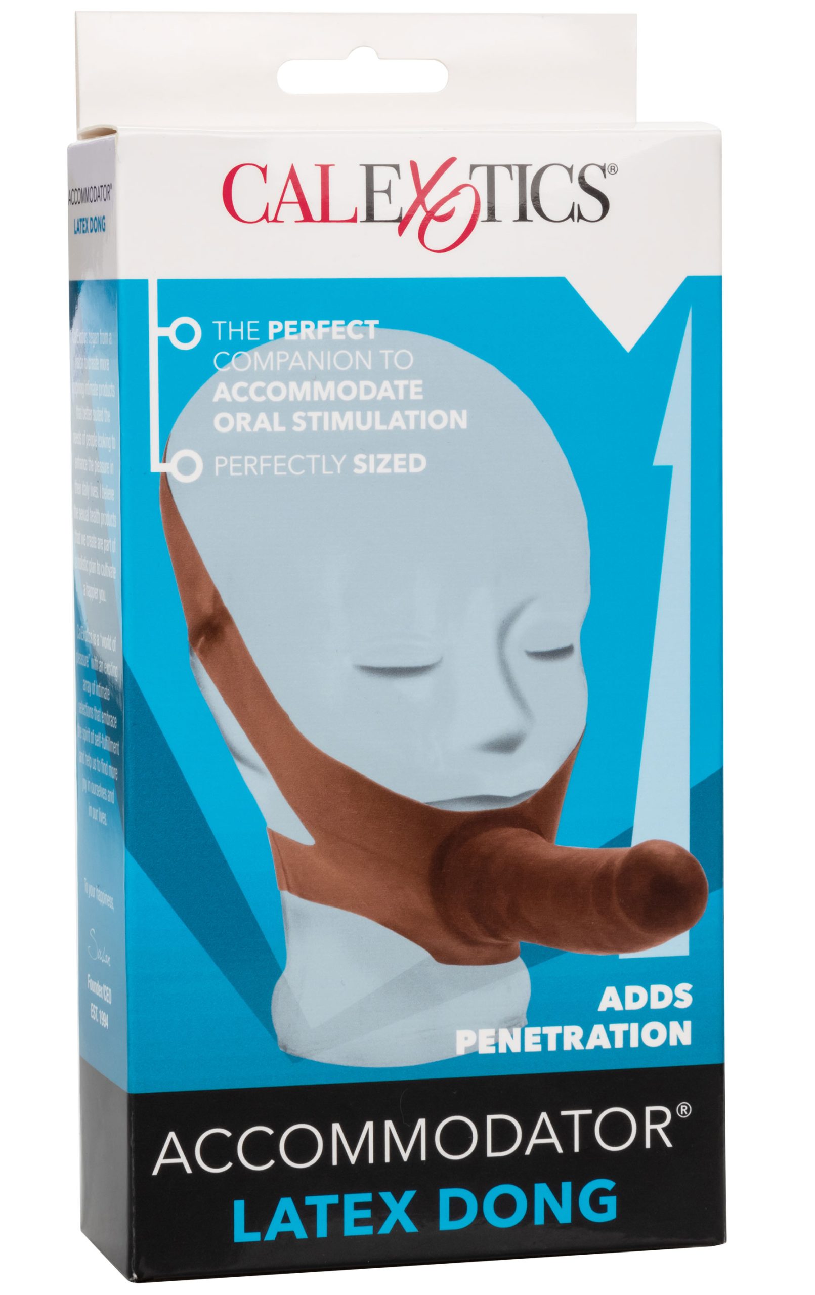 lraiLazxhNOUASUwRCrVoH6gNZFV8AoE The Original Accommodator Latex Dong - Brown - Image 1