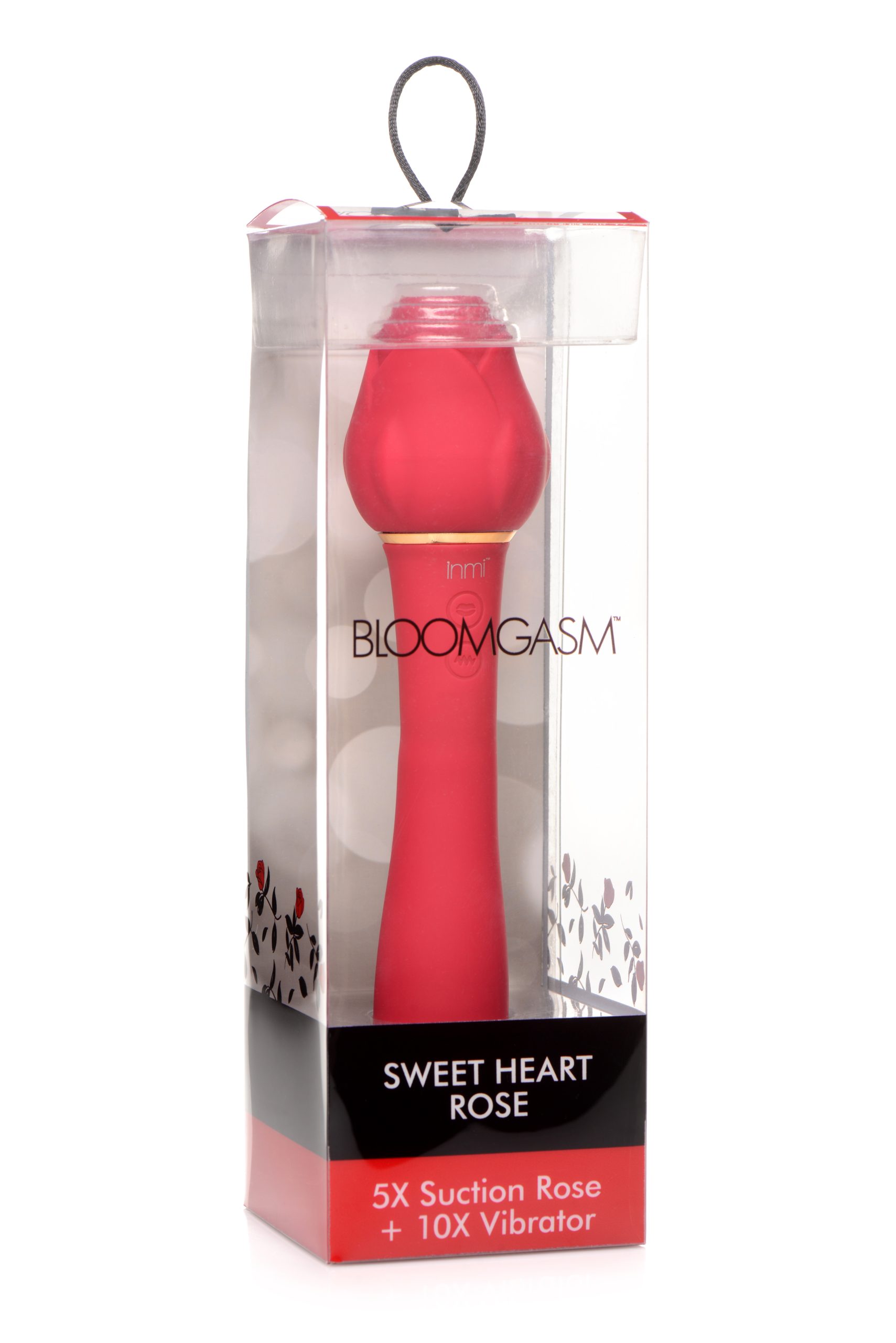 lxmMMDDIpRCpArgXKDD5b7HHtqW1Rp5e Bloomgasm - Sweet Heart Rose 5x Suction Rose and 10x Vibrator - Pink - Image 1