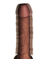 7.5 Inch Thrusting Cock With Balls - Brown - Image 7