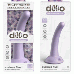Dillio Platinum - Curious Five 5 Inch Dildo - Purple