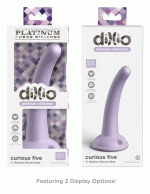 Dillio Platinum - Curious Five 5 Inch Dildo - Purple
