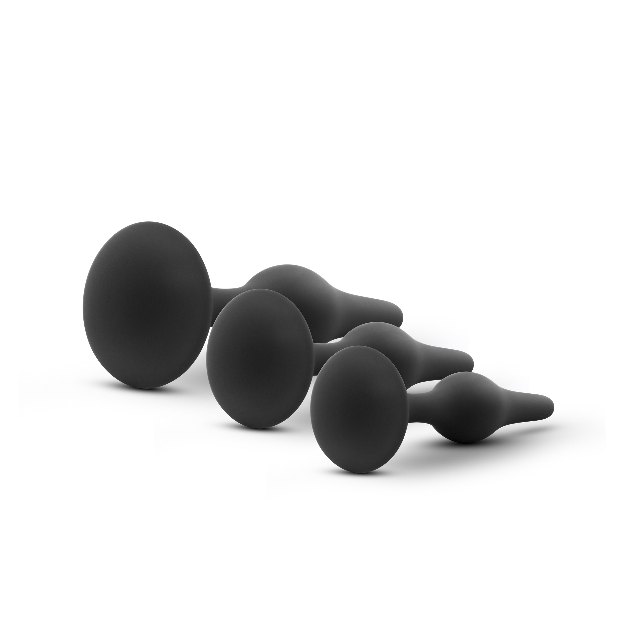 www.blushnovelties.com Luxe - Beginner Plug Kit - Black - Image 1
