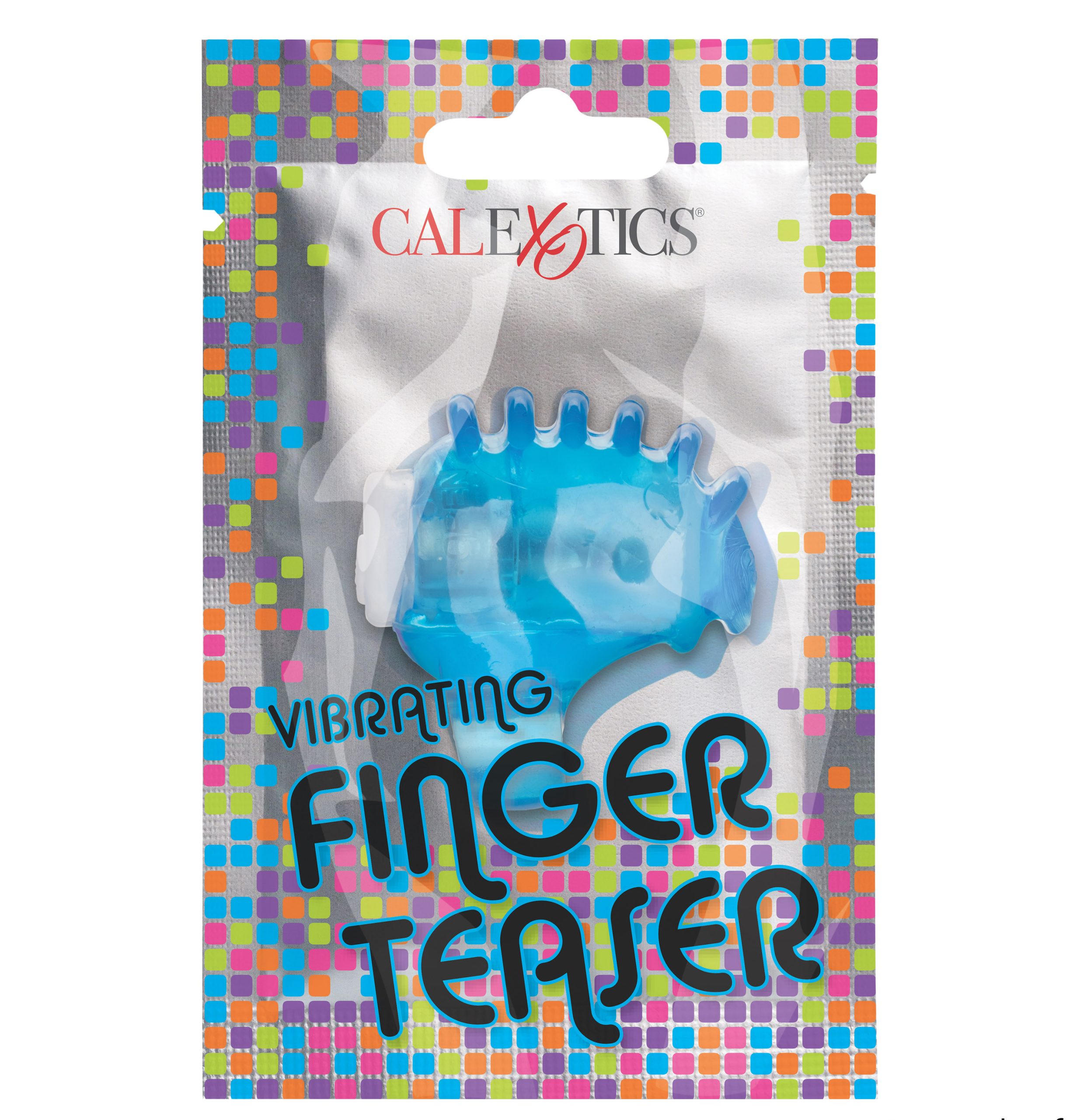 mVrZTsMS6z95QJHr8Seks2o5RKDvFlhA Foil Pack Vibrating Finger Teaser - Blue - Image 1