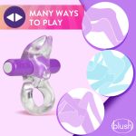 Play With Me – Bull Vibrating C-Ring - Purple - Image 5