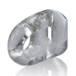 360 2- Way Cockring + Ballsling - Clear - Image 3