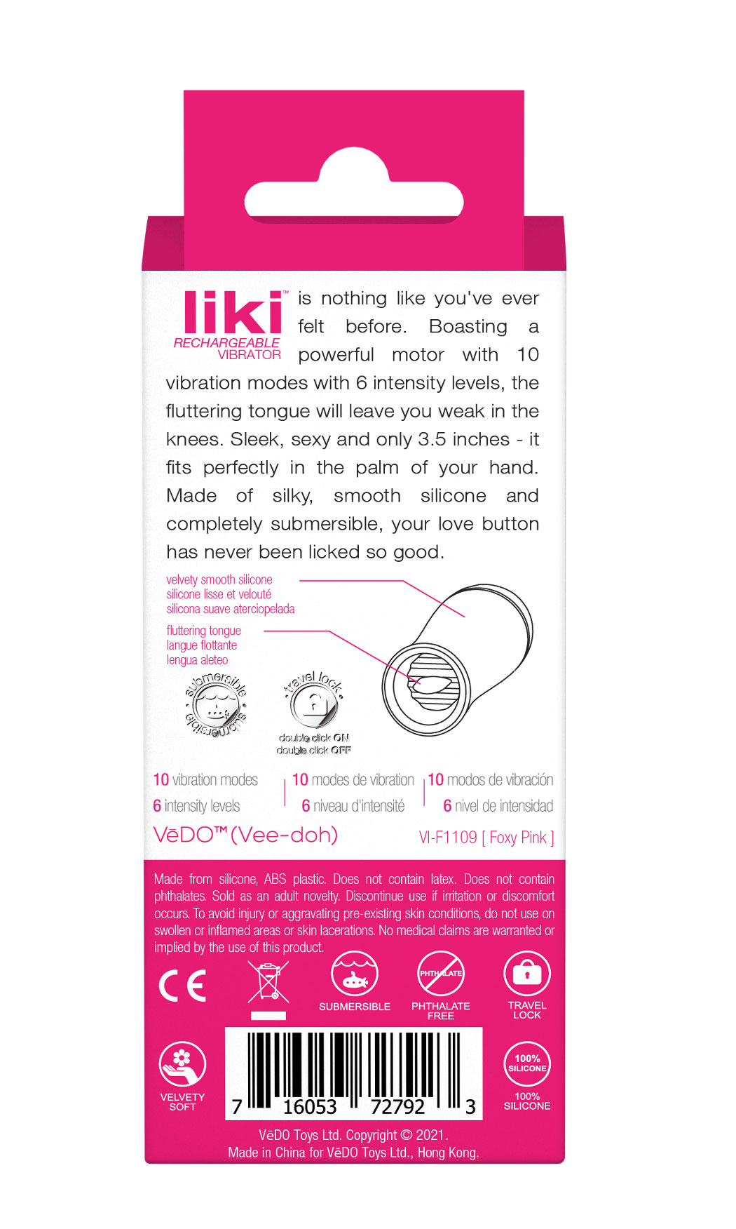 mhvxG3DTy5hT6L4xCIM4Z9WdS0qg8w4j Liki Rechargeable Flicker Vibe - Foxy Pink - Image 1