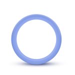 Performance - Silicone Glo Cock Ring - Blue Glow - Image 2