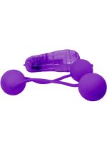 Real Skin Vibrating Ben Wa Balls - Purple - Image 2