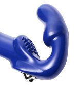 Revolver II Vibrating Strapless Strap on Dildo - Blue - Image 3