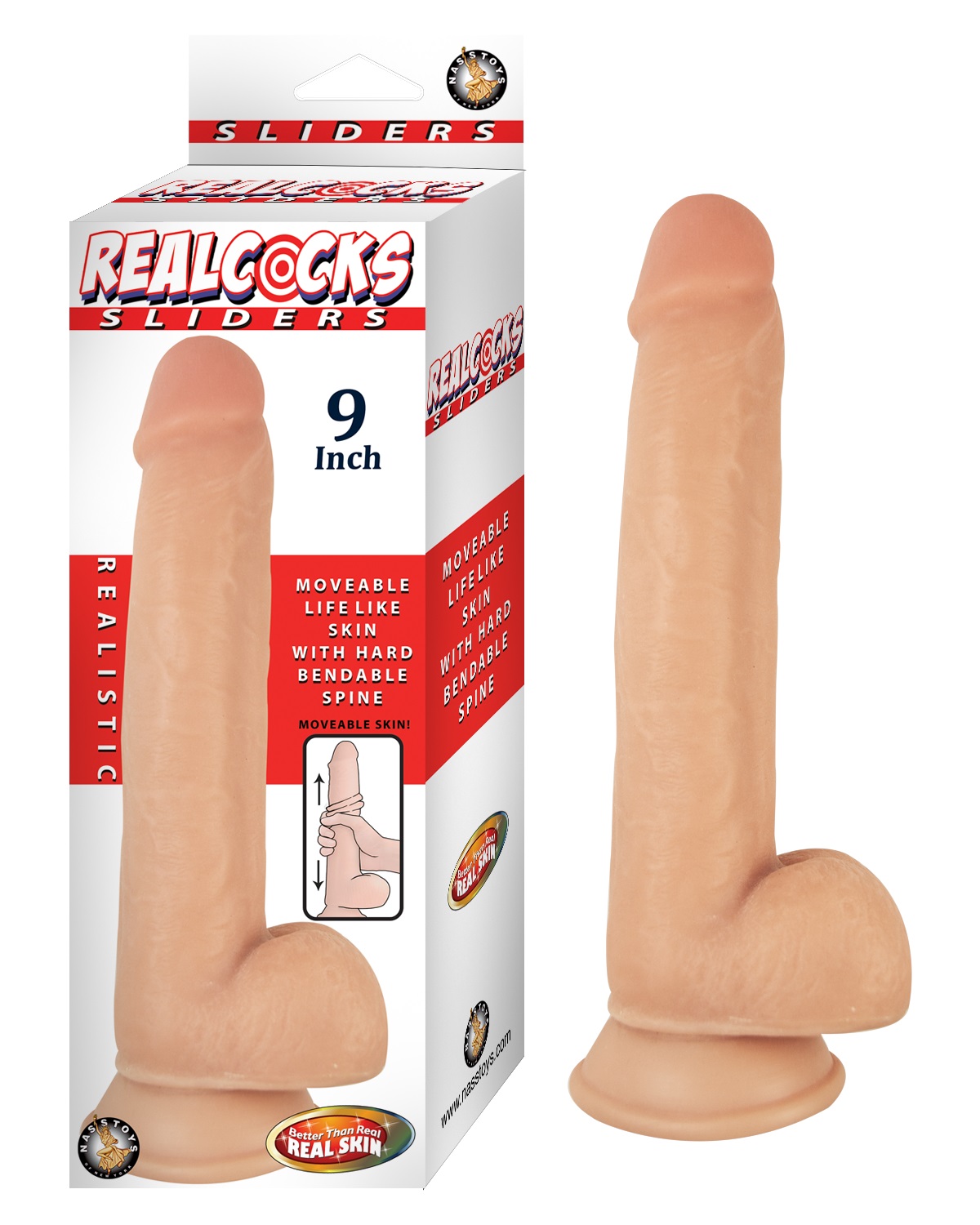 ms4BVJJU1lKO4U2R80q1in3DQWHbOMEk Realcocks Sliders - 9 Inch - Flesh - Image 1